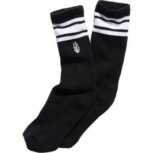 NWT Free People Movement Logo Stripe Tube Socks Black White LUCKY HONEY One Size